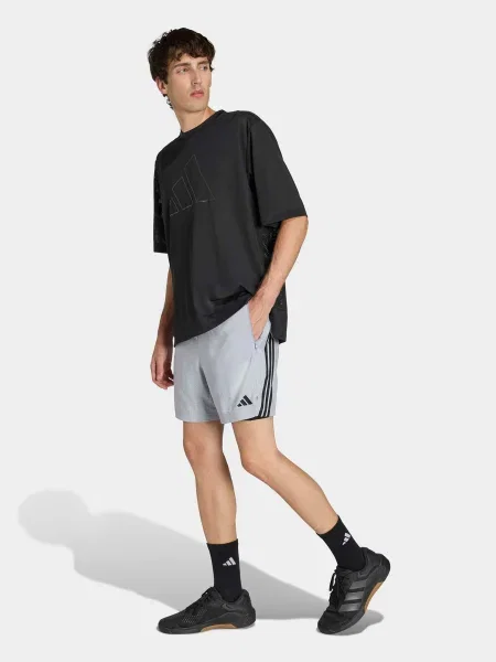 ADIDAS PERFORMANCE Funkčné tričko / strieborná čierna