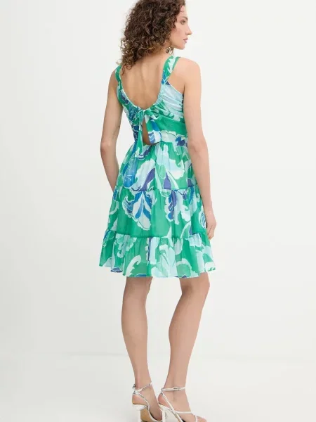 Morgan sukienka mini rozkloszowana RAVEL.F zielony