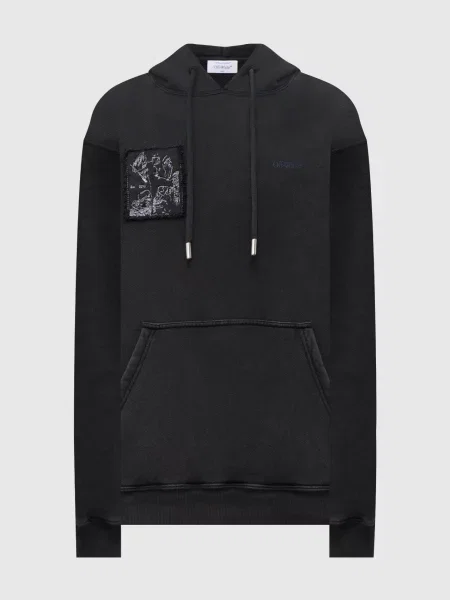 Худі Faded Painting Off-white сіре