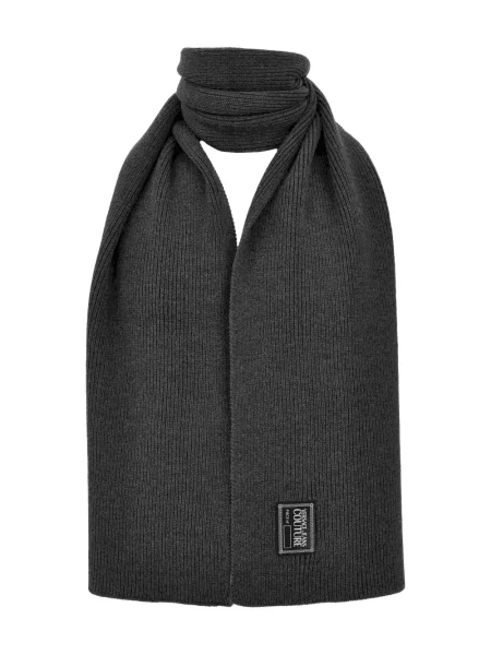 Szal Versace Jeans Couture prążkowana szara