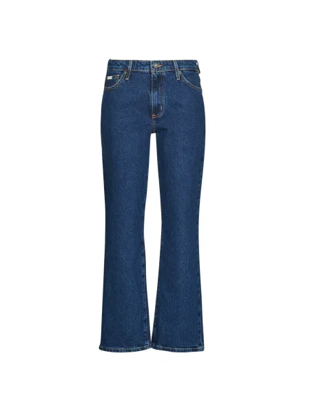 Blugi drepți Guess albastru
