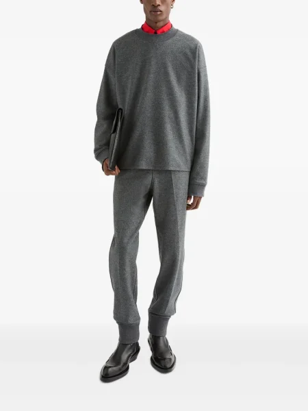 Pulover Jil Sander de lână gri