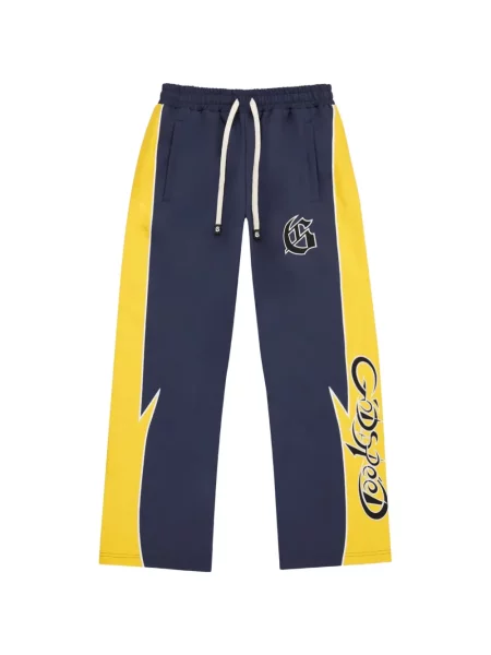 Pantaloni Godspeed cu imagine alergare albastru