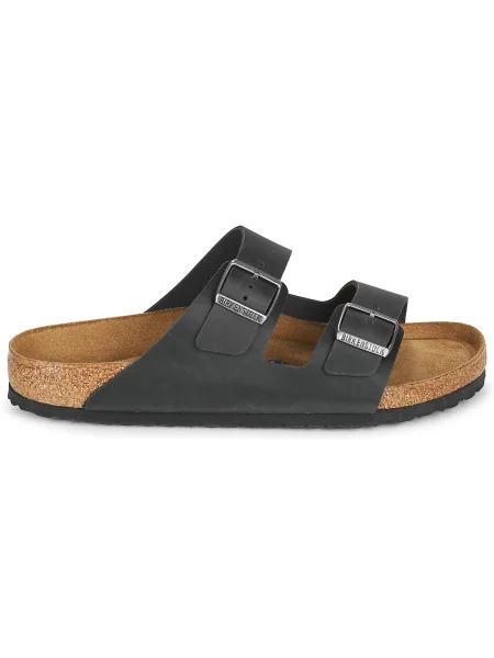 Kožené šľapky Birkenstock čierna