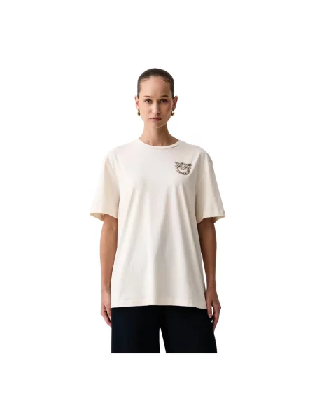 Pinko T-shirt beżowa