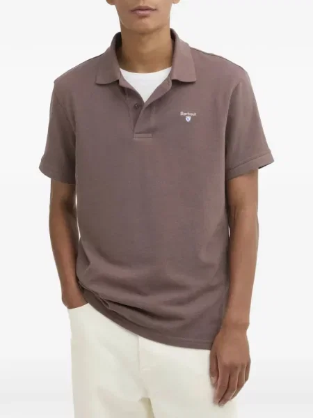 Scurt tricou polo Barbour maro