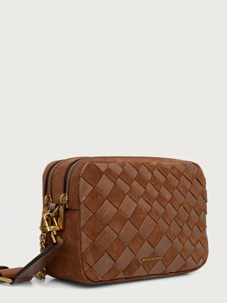 MICHAEL Michael Kors crossbody torbica semišasta BRYANT rjava