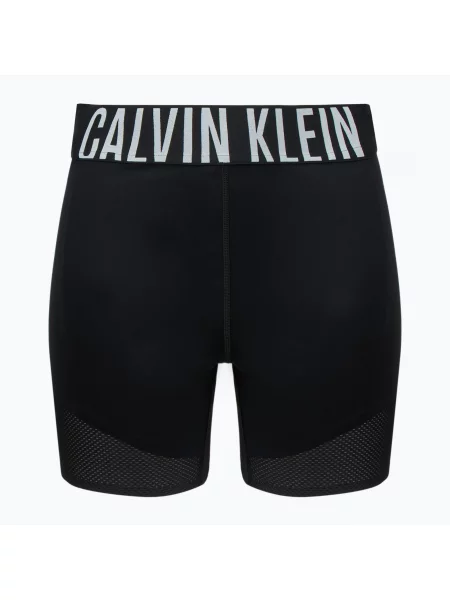 Pantaloni scurți de antrenament pentru femei Calvin Klein Pantaloni scurți de ciclism negru