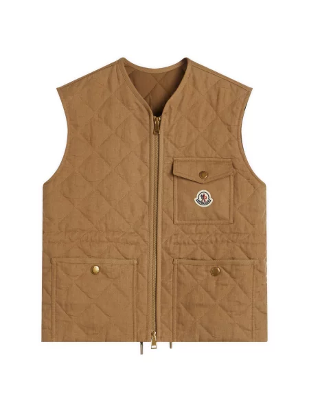 Kamizelka Moncler brązowa