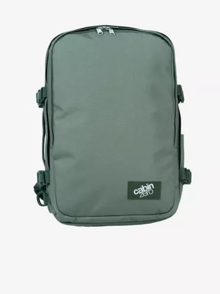 CabinZero Classic Pro 32 l túrahátizsák khaki színben grúz színű túra hátizsák. Méret: 32 L zöld