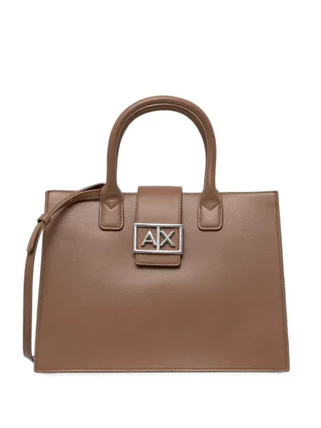 Geantă Armani Exchange cu autograf