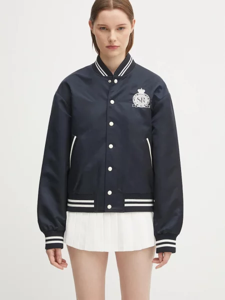 Sporty & Rich geacă bomber Royal Club Varsity marin de tranzitie albastru