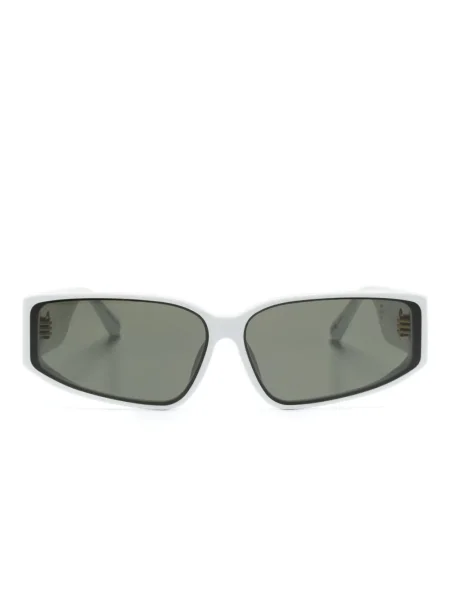 Ochelari de soare Linda Farrow biker alb