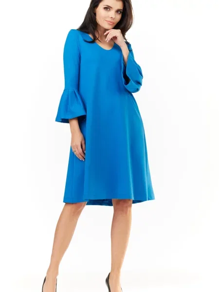 Rochie midi Awama albastru