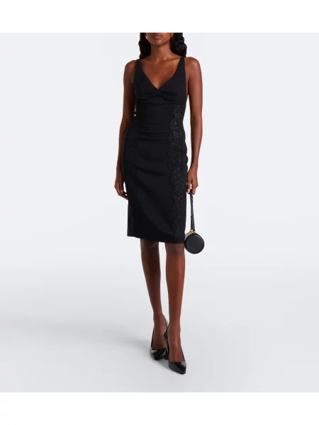 Rochie Stella Mccartney din dantelă negru