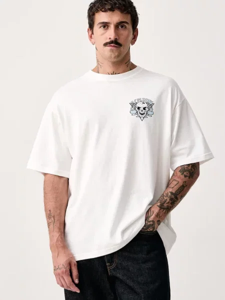 Vans tričko pánske biela
