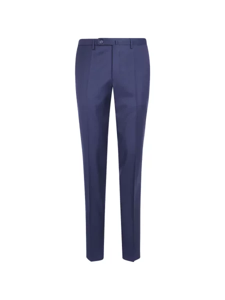 Pantaloni Incotex de lână albastru