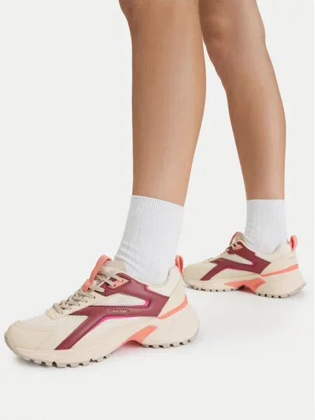 Calvin Klein Superge Hike Run Ckstripe Mesh Svetlo bež