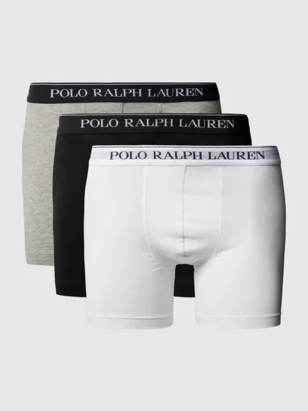 Obcisłe bokserki w zestawie 3 szt. Polo Ralph Lauren Underwear czarne