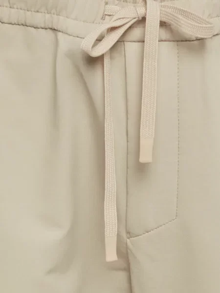 Pantaloni Boss alergare cu cordon verde