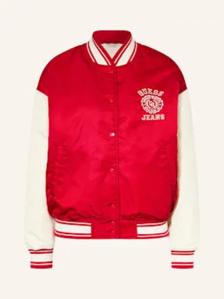 Bunda bomber Guess Jeans červená