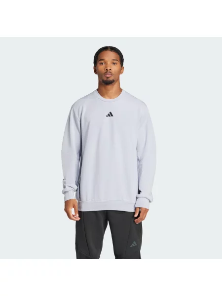 ADIDAS PERFORMANCE Hanorac sport Designed For Training gri deschis negru