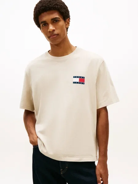 Tommy Jeans kratka majica bež