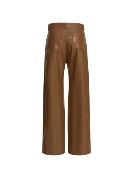 Pantaloni Noriarco din piele maro