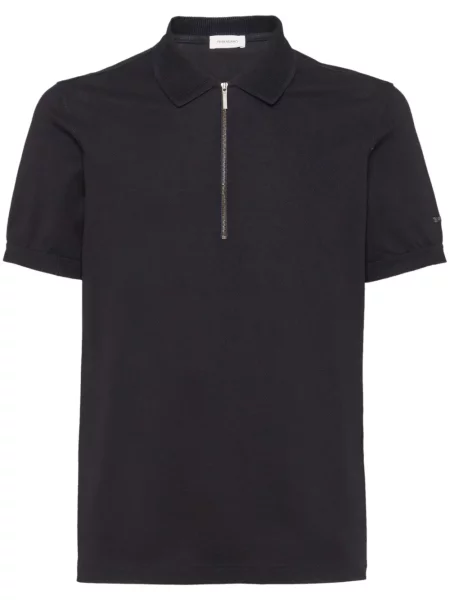 Polo Ferragamo cu broderie negru