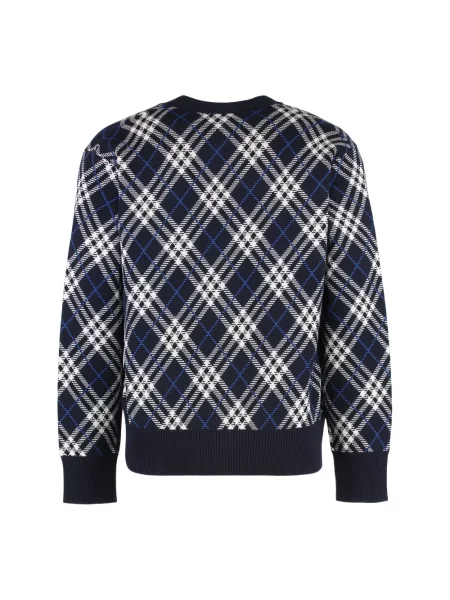 Sweter Burberry niebieski