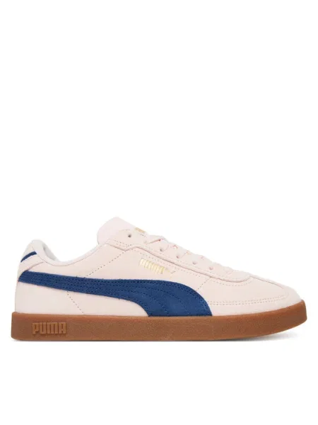 PUMA Rövid szárú sportcipők Club II Era Suede tengerészkék / rózsaszín fehér
