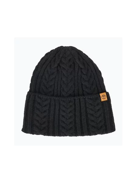 Зимова шапка Timberland Cable Beanie чорна