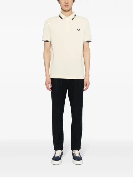 Siuvinėta polo marškinėliai Fred Perry geltona