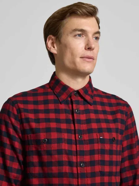 Tommy Hilfiger Koszula Regular Fit rot czerwona