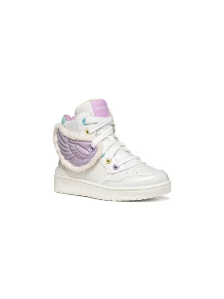 Sneakersy Geox J Washiba Girl D biela