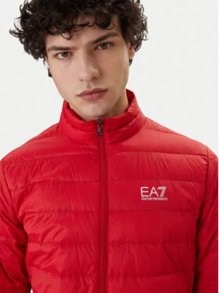 Vatovaná bunda Emporio Armani červená