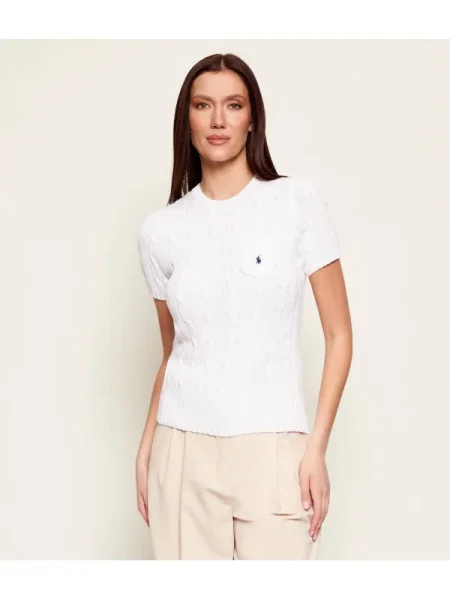 POLO RALPH LAUREN Pulover alb