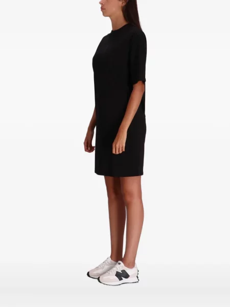 Rochie tip cămașă Armani Exchange de costum negru
