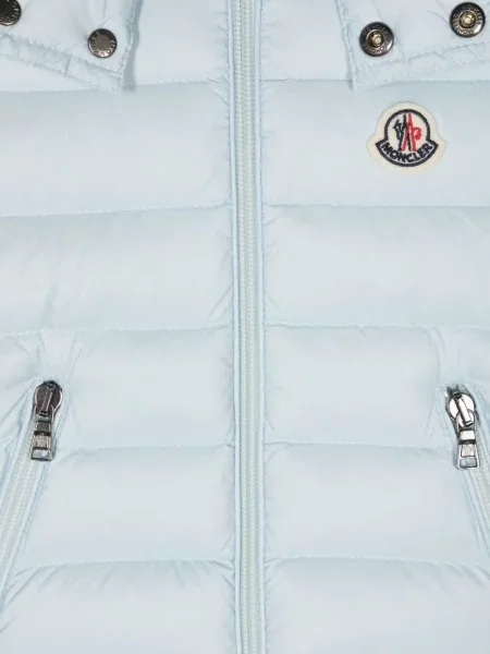 Kurtka dziecięca Moncler Enfant niebieska