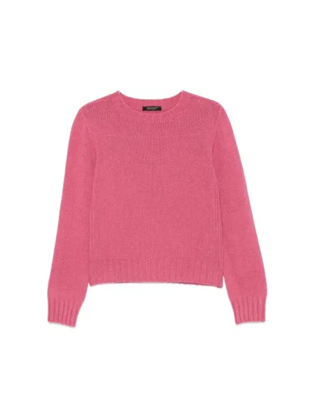 Sweter Aragona z kaszmiru różowy