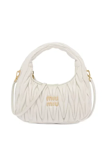 Mała mały torba Miu Miu biała