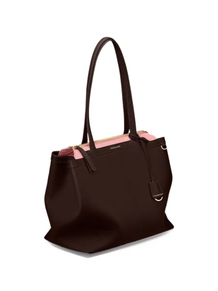 Τσάντα shopper Maison De Sabré καφέ