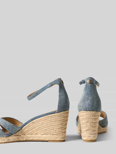 LAUREN RALPH LAUREN Espadryle niebieski