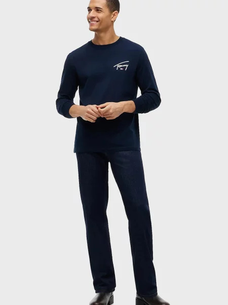 Лонгслів Tommy Jeans синій