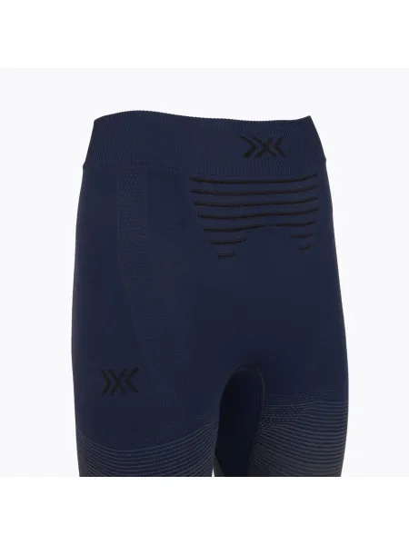 Pantaloni termici pentru femei X-Bionic Invent Graphics marine/grey/light grey gri