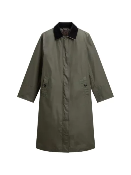 Gulerat geacă parka Woolrich verde