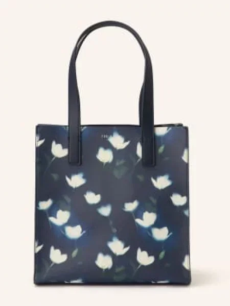 Ted Baker Nákupní taška TUTUCON režná / marine / námořnická modř / zelená modrá
