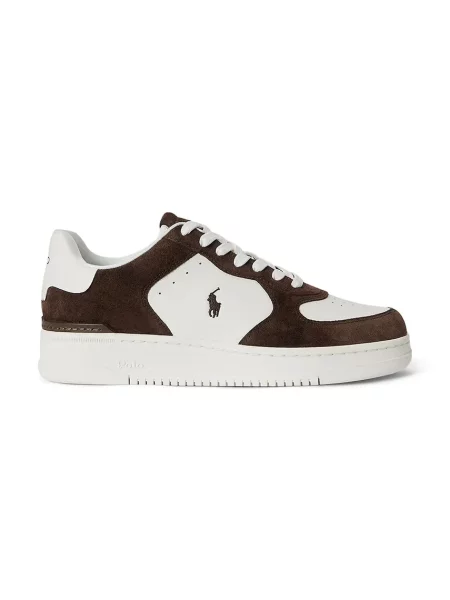 Polo Ralph Lauren Masters Crt sneakers pentru bărbați din piele alb