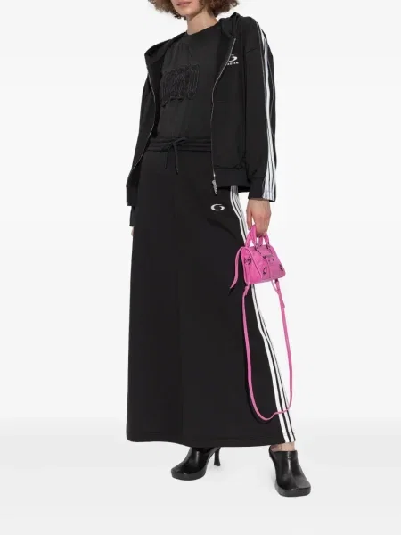 Geacă Balenciaga cu glugă negru