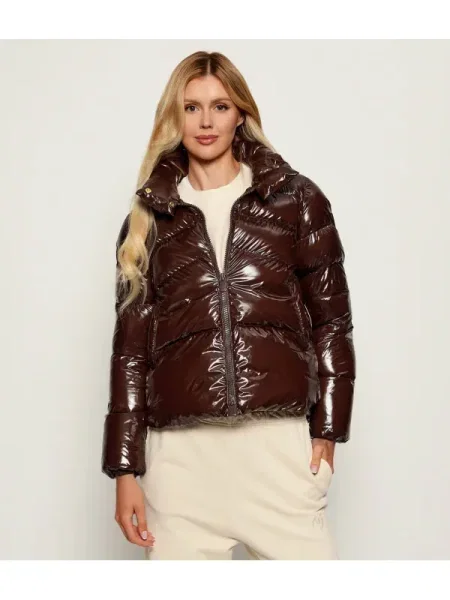 Pinko Geacă CRYSTAL maro